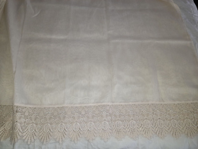 Vaalea beige verhokappa 300x80cm