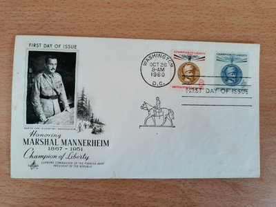 Mannerheim 4c 8c1960