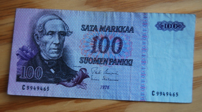 Suomi 100 mk 1976 Snellman