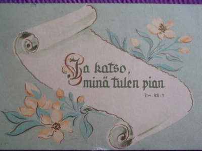 Papyrus ja kukkaset VANHA -56