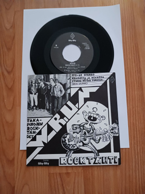 Wrum – Takapihojen Rock-Tähdet 7" ps orig 1980 Punk uusi