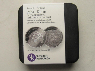 10€ Pehr Kalm 2011  - Proof juhlaraha -