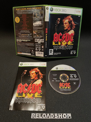 AC/DC Live Rockband XBOX 360 CiB