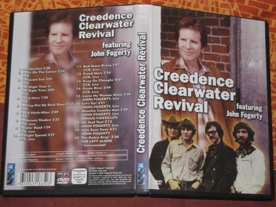 DVD - CREEDENCE CLEARWATER REVIVAL & JOHN FOGERTY  1h 8min