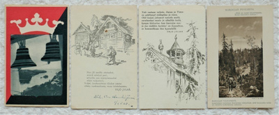 Kortit Sotilaspostikortit, Karjalakortit, 8 kpl