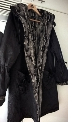 Women's Warm Coat / Turkki / Talvitakki turkisvuorella 42-44