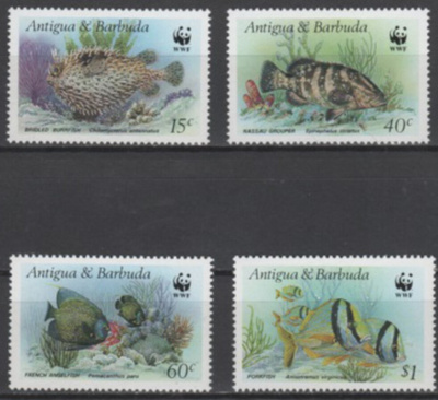 (S0570) ANTIGUA AND BARBUDA, 1987 (WWF. Fish). MNH**