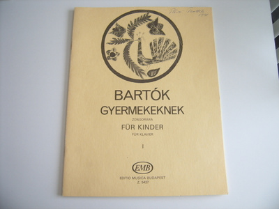 Bela Bartok, FOR CHILDREN 1 piano