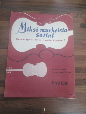 VANHA AUKEAMAN NUOTTI - MIKSI MURHEISTA SOITAT