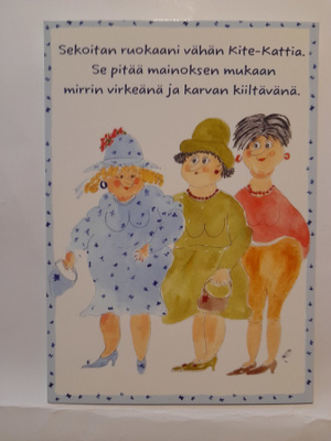 Liisa-Cristiina laaksonen.: Sekoitan aina ruokaani...