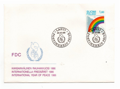 Lahti: Postimerkin päivä 1986 (erikoisleima 13.10.1986