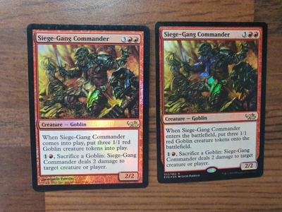 Magic the Gathering Siege-Gang Commander kaksi kappaletta