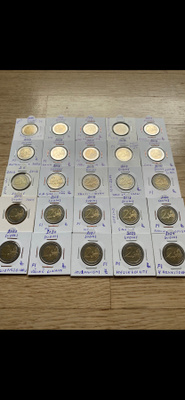 2€ juhlarahoja 25kpl 2005-2024 suomi