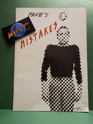 PAVE´S MISTAKES NUOTTIKIRJA +