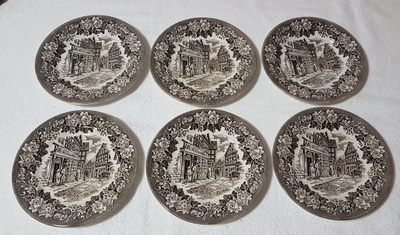 Dickens Series Ruskea English Ironstone Tableware 6 kpl.