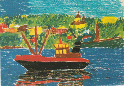 Postikortti, PUUMALA, Piirustuskilpailu