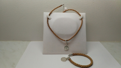 Thomas Sabo ranne ja kaulakoru, nahka/ hopea 925