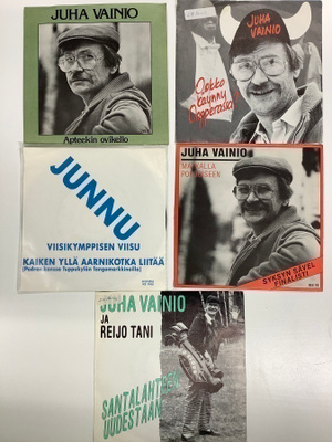 5 X JUHA "WATT" VAINIO 7"  PS (VIISI SINKKUA) REIJO TANI