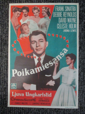 Poikamiesansa (1955) Frank Sinatra - vanha elokuvajuliste