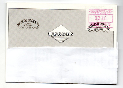 Lahti: Nordjunex 91  (erikoisleima 8.11.1990)