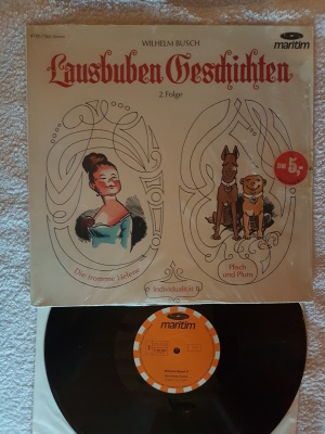 Wilhelm Busch  – Lausbuben Geschichten 2. Folge lp