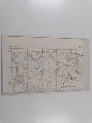 Topografinen kartta 1:20000, N:o 3813 07 : Vaulo