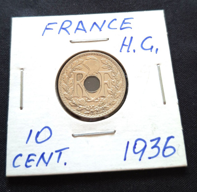 Ranksa 10Cent 1936 Unc!