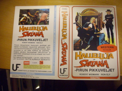 Vhs kansipaperi Fix - HALLELUJA JA SARTANA ( Sis.postikulut)