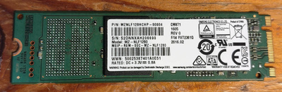 Samsung 128GB M.2 2280 SATA III SSD