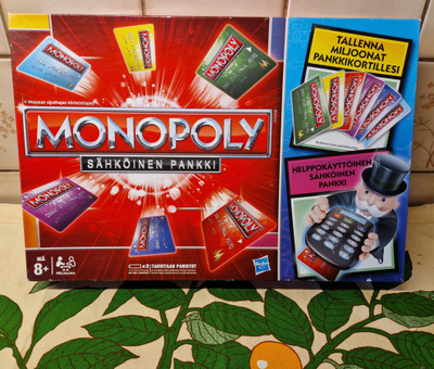 Monopoly lautapeli sähköinen pankki 2012