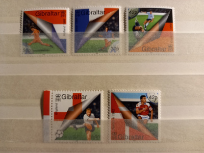 JALKAPALLO urheiluaiheinen sarja GIBRALTAR 2000 **