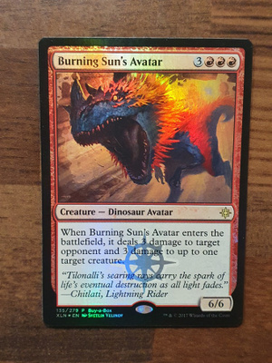 Magic the Gathering Burning Sun's Avatar