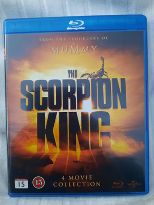 SCORPION KING 1 - 4 BLU-RAY BOKSI