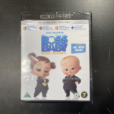 Boss Baby 2 - perhebisnes 4K Ultra HD+Blu-ray (UUSI)