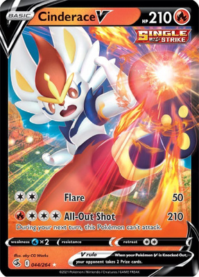 Cinderace V 044/264 - Fusion Strike - NM/M