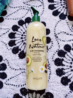 ~Oriflame Avocado Oil & Chamomile -shampoo/hoitoaine Jumbo~