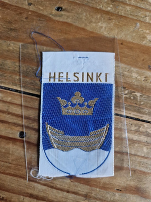 Helsinki vintage kangasmerkki