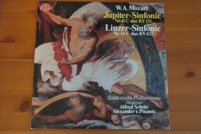 W.A.Mozart:Jupiter-Sinfonie/Linzer-Sinfonie LP