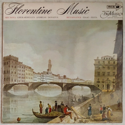 NEW YORK PRO MUSICA: Florentine Music – UK mca LP 1967?