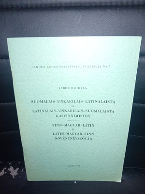 Rauhala  :  Suomalais-Unkarilais-Latinalaista ...