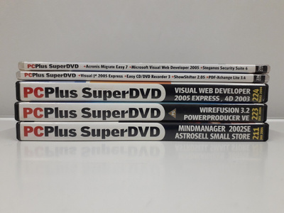 PC Plus 2004, 2005 SuperDVD, useita (5dvd)