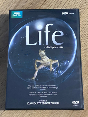 LIFE - ELÄVÄ PLANEETTA - BBC - 4x DVD