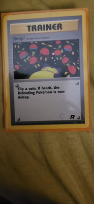 Sleep! (TR 79) Team Rocket card