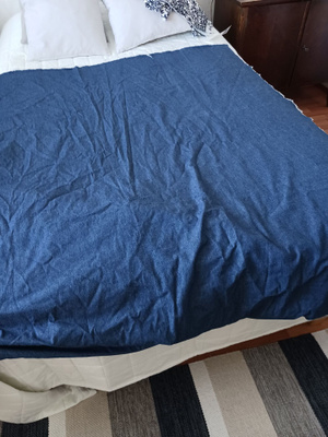 Farkkukangas 240 x 150 cm.
