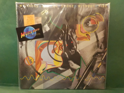 WISHBONE ASH - NO SMOKE WITHOUT FIRE M-/M- 1ST PRESS LP