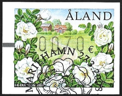 Åland 2008 Juhannusruusu FRAMA 0,70 € epl LaPe ATM Å 20