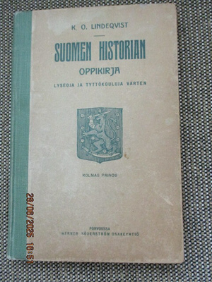 SUOMEN HISTORIAN OPPIKIRJA LYSEOJA JA TYTTÖKOULUJA VARTEN