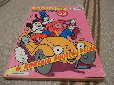 ROOPE-SETÄ - taskulehti no 62 , 10/1984