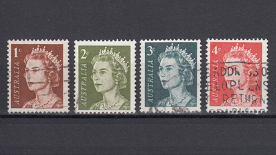 Australia 1966 MI 358-361 Queen Elizabeth II