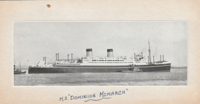 LAIVAKORTTI - M.S. DOMINIO MONAECH